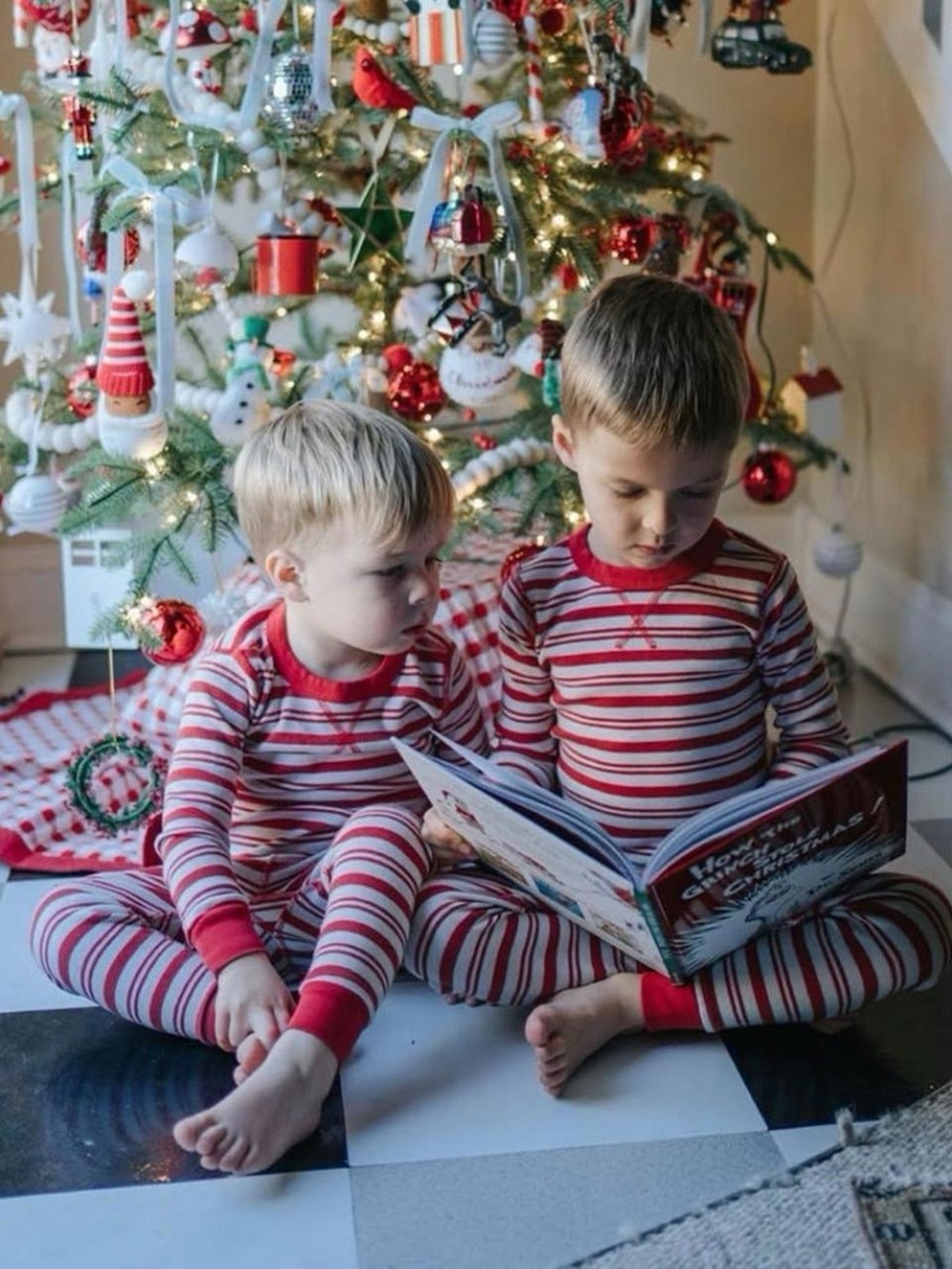 Pact organic cotton kids holiday pajama set 18 months